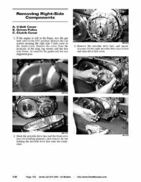 2007 Arctic Cat ATVs factory service and repair manual, Page 123