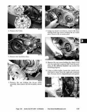 2007 Arctic Cat ATVs factory service and repair manual, Page 124