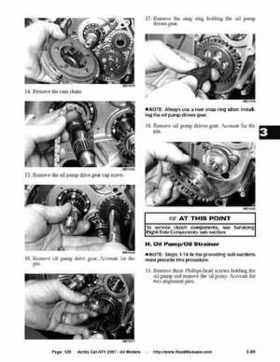 2007 Arctic Cat ATVs factory service and repair manual, Page 126