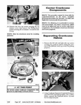 2007 Arctic Cat ATVs factory service and repair manual, Page 127