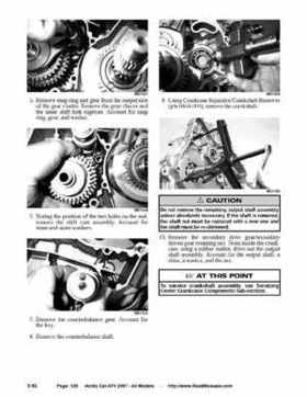 2007 Arctic Cat ATVs factory service and repair manual, Page 129