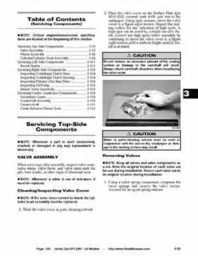 2007 Arctic Cat ATVs factory service and repair manual, Page 130