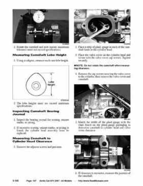 2007 Arctic Cat ATVs factory service and repair manual, Page 137