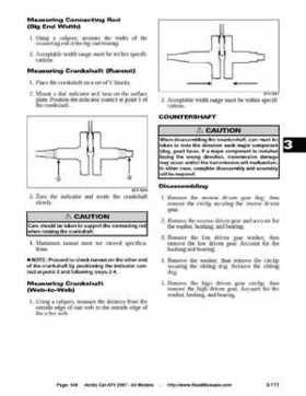 2007 Arctic Cat ATVs factory service and repair manual, Page 148