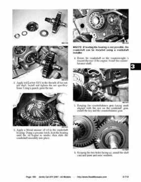 2007 Arctic Cat ATVs factory service and repair manual, Page 150