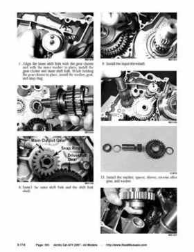 2007 Arctic Cat ATVs factory service and repair manual, Page 151