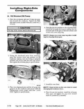 2007 Arctic Cat ATVs factory service and repair manual, Page 153