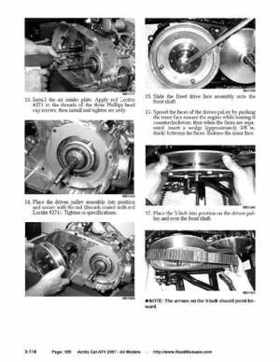 2007 Arctic Cat ATVs factory service and repair manual, Page 155