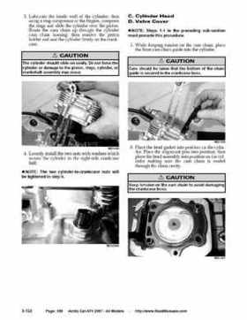 2007 Arctic Cat ATVs factory service and repair manual, Page 159
