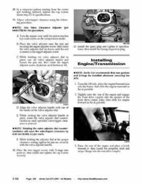 2007 Arctic Cat ATVs factory service and repair manual, Page 163