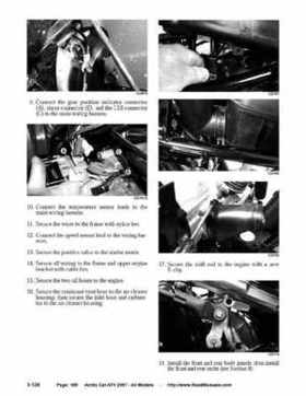 2007 Arctic Cat ATVs factory service and repair manual, Page 165