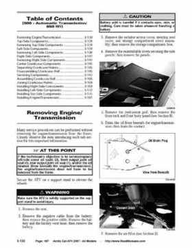 2007 Arctic Cat ATVs factory service and repair manual, Page 167