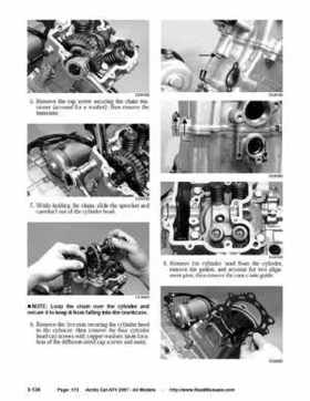 2007 Arctic Cat ATVs factory service and repair manual, Page 173