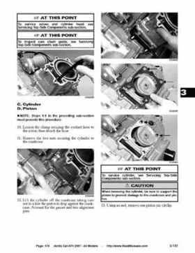2007 Arctic Cat ATVs factory service and repair manual, Page 174
