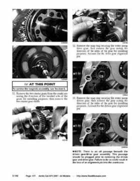 2007 Arctic Cat ATVs factory service and repair manual, Page 177