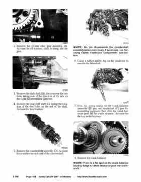 2007 Arctic Cat ATVs factory service and repair manual, Page 183