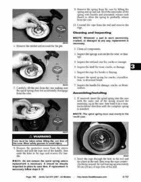 2007 Arctic Cat ATVs factory service and repair manual, Page 194