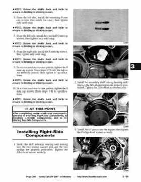 2007 Arctic Cat ATVs factory service and repair manual, Page 206