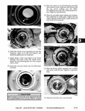 2007 Arctic Cat ATVs factory service and repair manual, Page 208