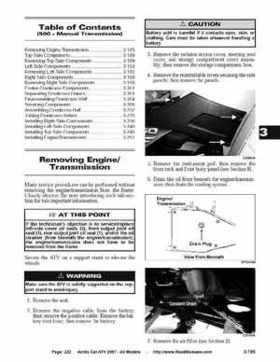 2007 Arctic Cat ATVs factory service and repair manual, Page 222