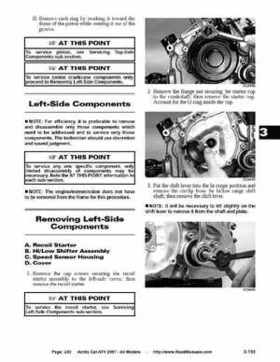 2007 Arctic Cat ATVs factory service and repair manual, Page 230