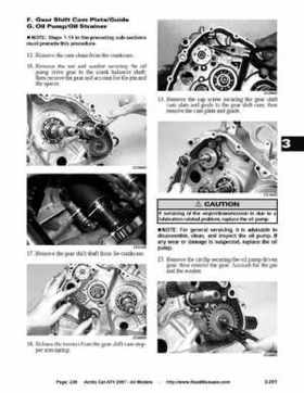 2007 Arctic Cat ATVs factory service and repair manual, Page 238