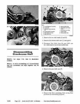 2007 Arctic Cat ATVs factory service and repair manual, Page 241