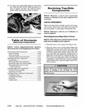 2007 Arctic Cat ATVs factory service and repair manual, Page 243