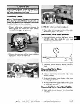 2007 Arctic Cat ATVs factory service and repair manual, Page 244