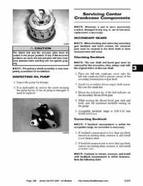 2007 Arctic Cat ATVs factory service and repair manual, Page 258