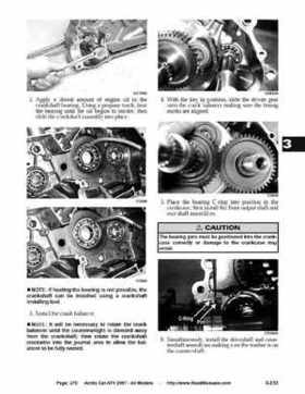 2007 Arctic Cat ATVs factory service and repair manual, Page 270