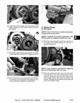 2007 Arctic Cat ATVs factory service and repair manual, Page 276