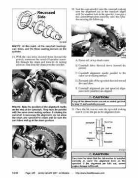 2007 Arctic Cat ATVs factory service and repair manual, Page 285