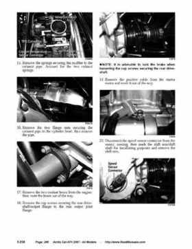 2007 Arctic Cat ATVs factory service and repair manual, Page 295