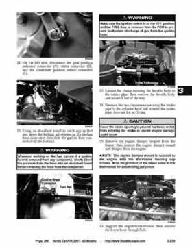2007 Arctic Cat ATVs factory service and repair manual, Page 296