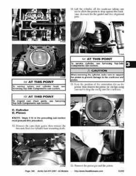 2007 Arctic Cat ATVs factory service and repair manual, Page 300