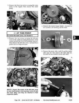 2007 Arctic Cat ATVs factory service and repair manual, Page 302