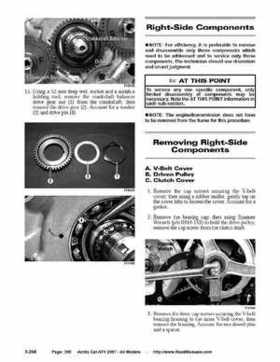 2007 Arctic Cat ATVs factory service and repair manual, Page 305