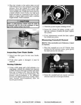 2007 Arctic Cat ATVs factory service and repair manual, Page 316