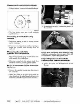 2007 Arctic Cat ATVs factory service and repair manual, Page 317