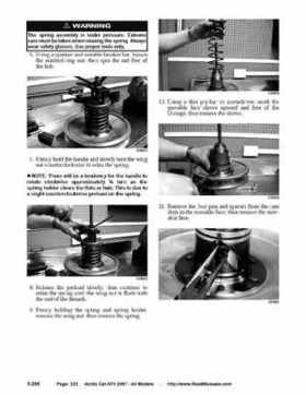 2007 Arctic Cat ATVs factory service and repair manual, Page 323