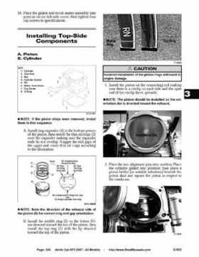 2007 Arctic Cat ATVs factory service and repair manual, Page 340