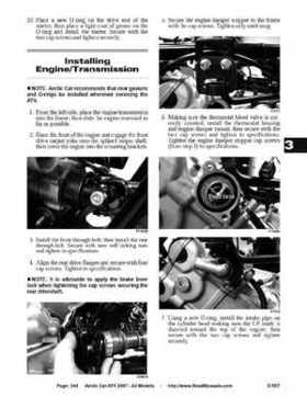 2007 Arctic Cat ATVs factory service and repair manual, Page 344