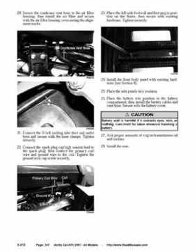 2007 Arctic Cat ATVs factory service and repair manual, Page 347