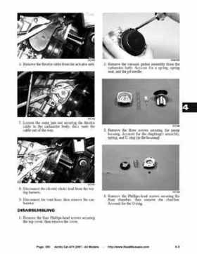 2007 Arctic Cat ATVs factory service and repair manual, Page 350