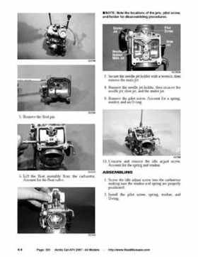 2007 Arctic Cat ATVs factory service and repair manual, Page 351
