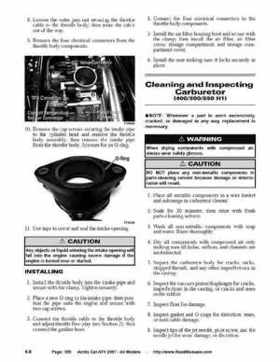 2007 Arctic Cat ATVs factory service and repair manual, Page 355