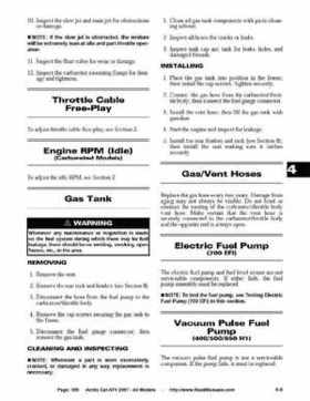 2007 Arctic Cat ATVs factory service and repair manual, Page 356