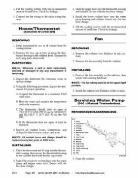 2007 Arctic Cat ATVs factory service and repair manual, Page 361