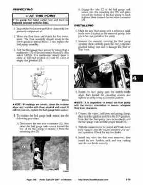 2007 Arctic Cat ATVs factory service and repair manual, Page 366